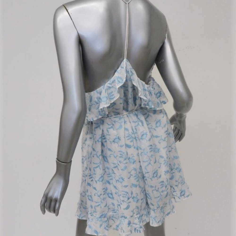 Zimmermann Romper Zephyr Vine Embroidered Cotton - Picture 5 of 6